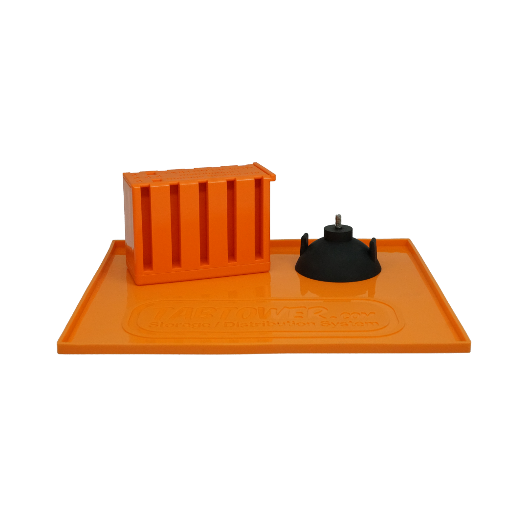 TabTower (Glue Tab Organizer with Magnetic Base and Surface Mat)